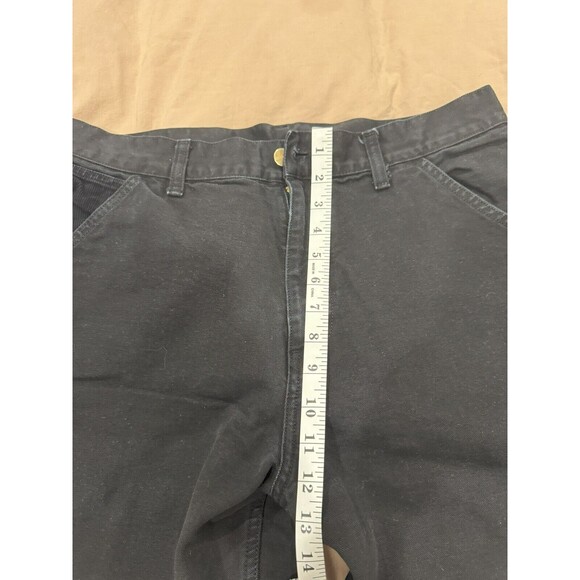 Carhartt Mens 32 Black WIP Double Knee Carpenter Cargo Workwear Medley Pants - Picture 10 of 13